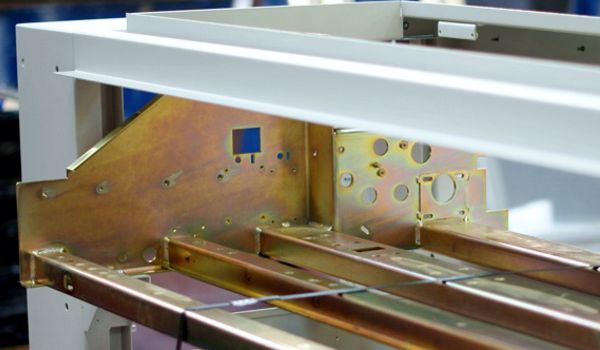 metal cabinet internals