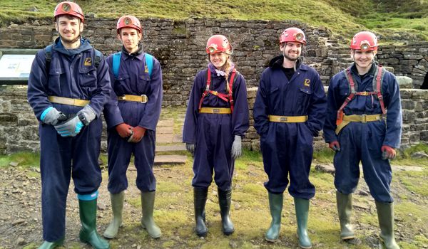 apprentices visit mine