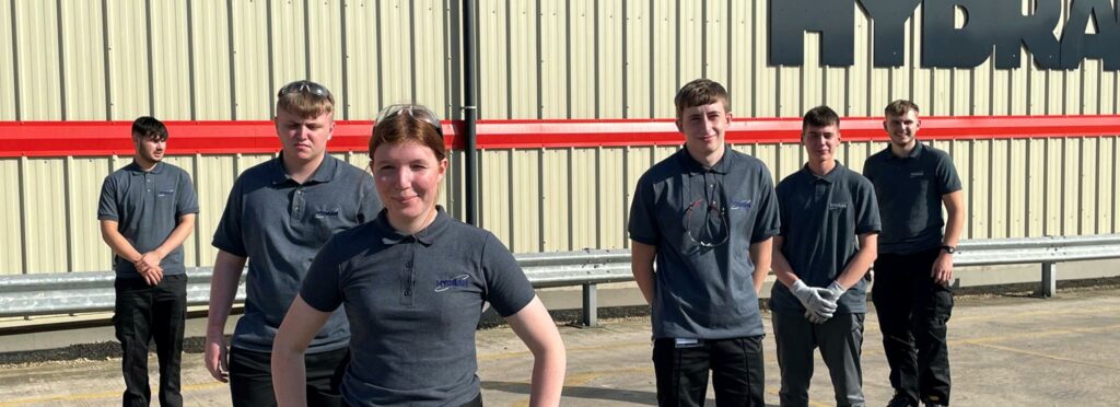 2021 new apprentices at Hydram