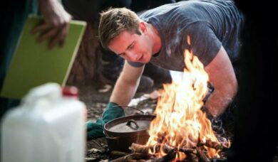 Camp fire cooking Camp fire cooking