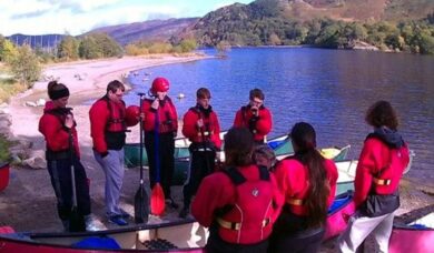 Group kayaking Group kayaking