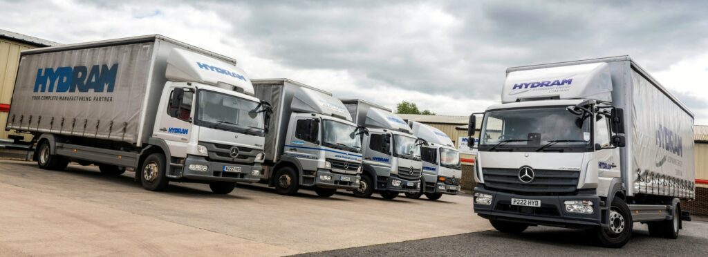 Atego truck arrives at Hydram