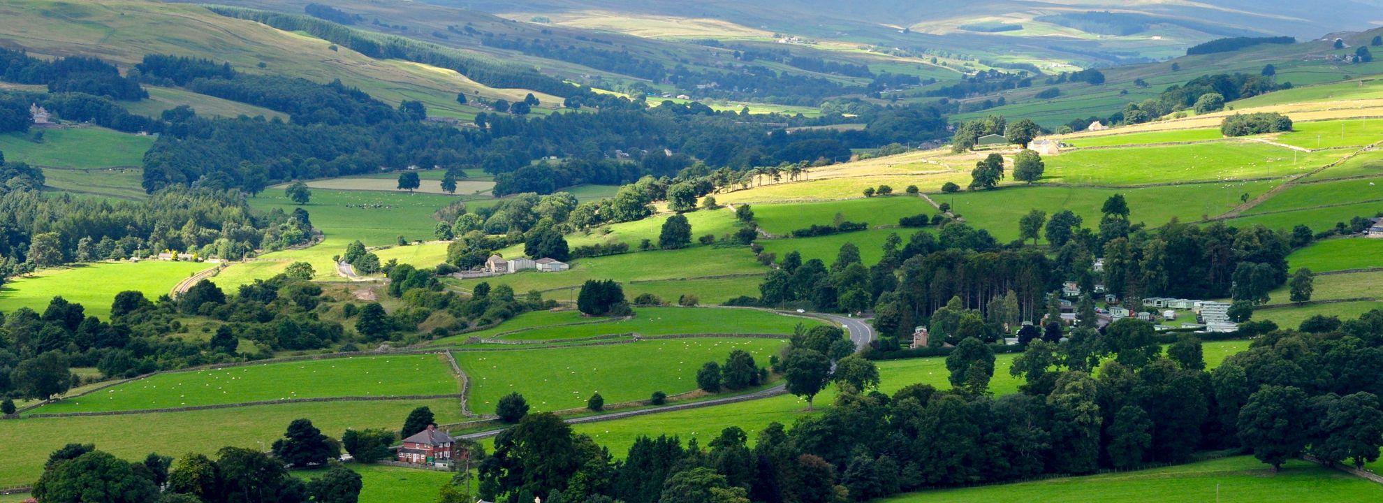 Weardale hills, County Durham