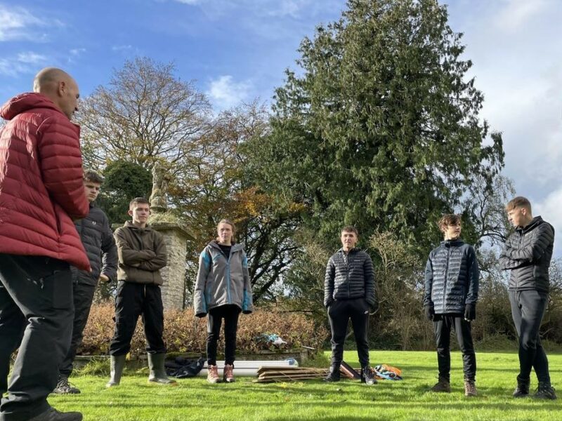 Team activities at Fetherstone Castle