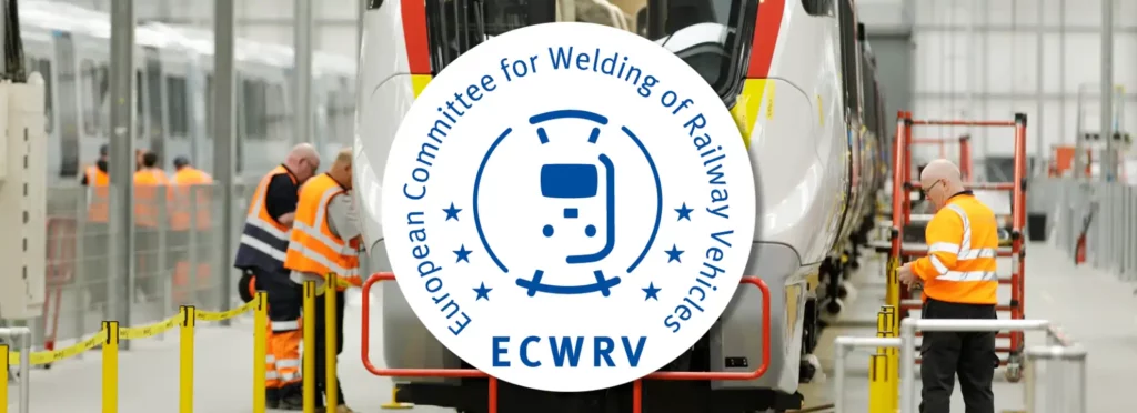 ECWRV logo with train factory