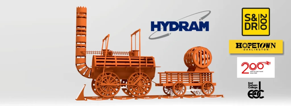 3D render of Locomotion Number 1